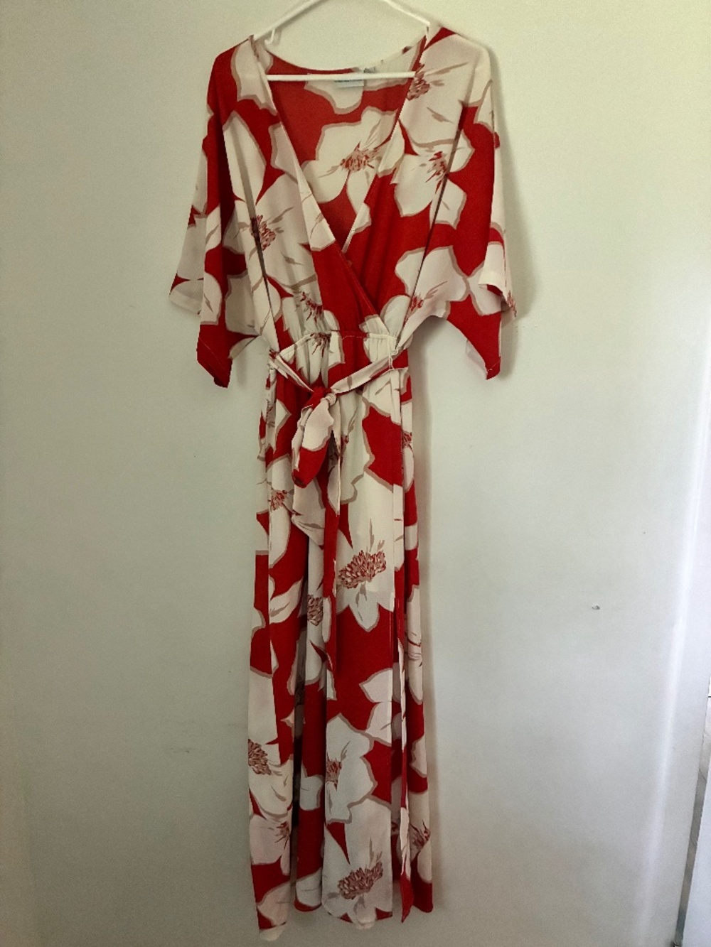 Premier Amour Floral Wrap Maxi Dress- Size 14